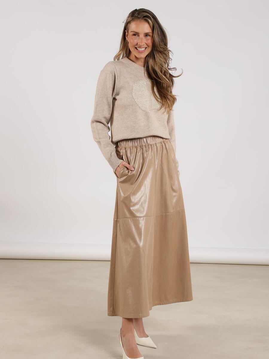 Rok van het merk Nukus in het Beige