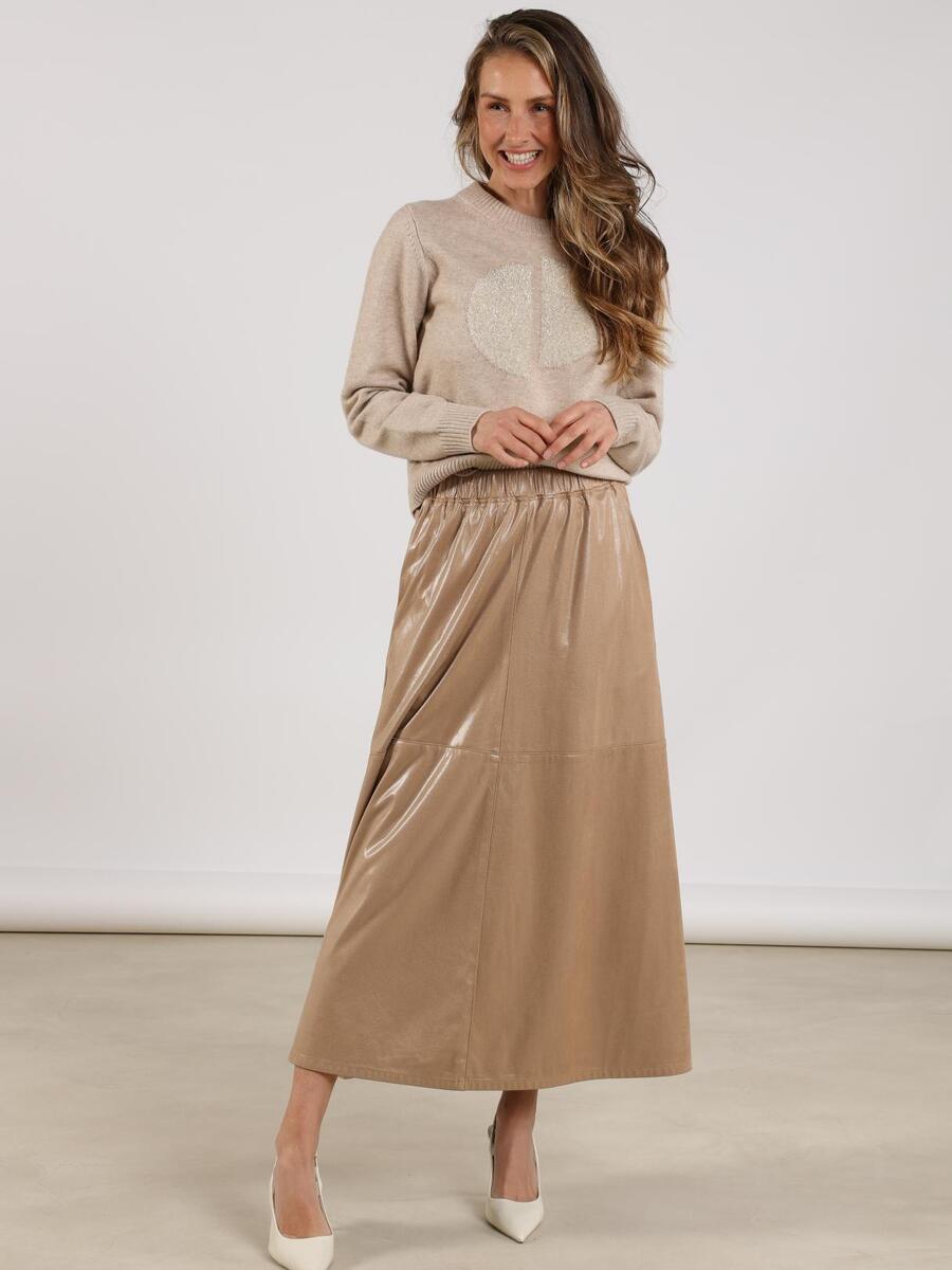 Rok van het merk Nukus in het Beige