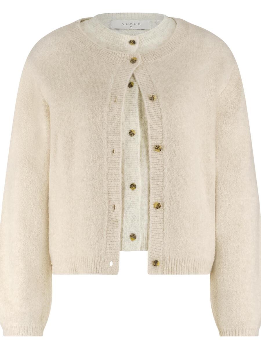 Vest van het merk Nukus in het Beige