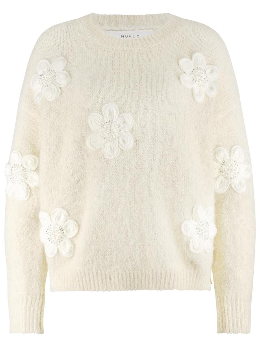 Pull van het merk Nukus in het Ecru