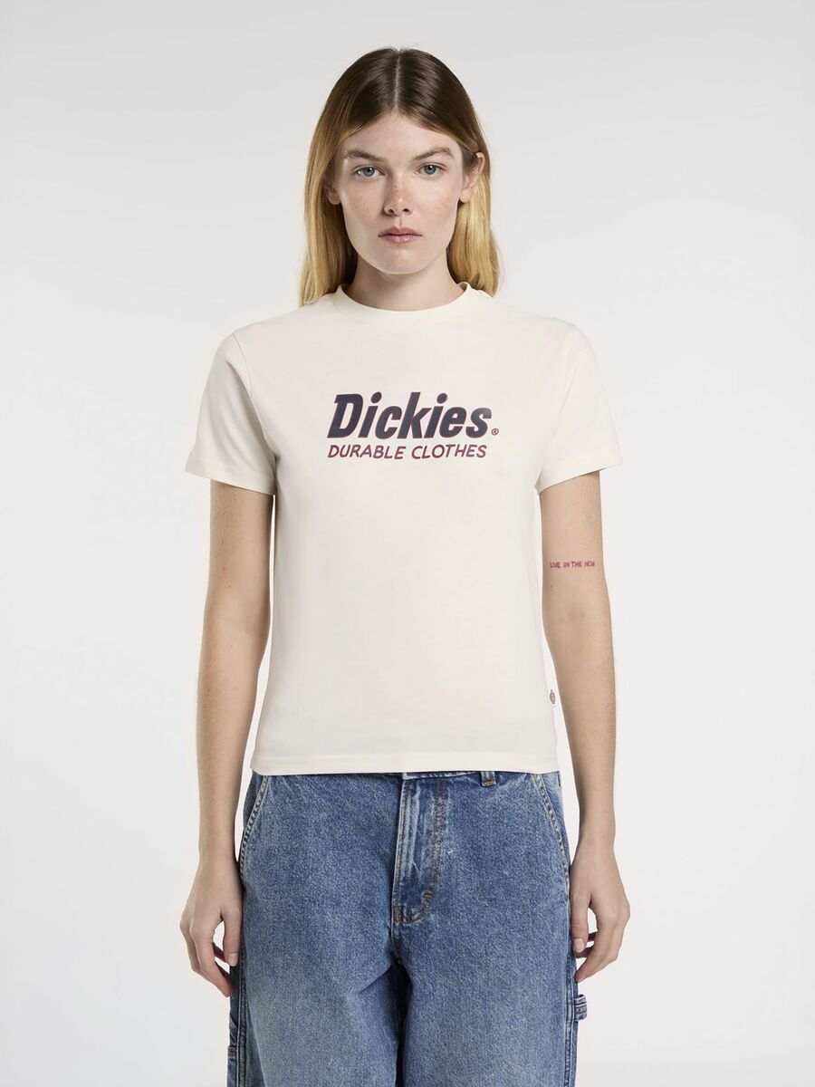 T-shirt van het merk Dickies in het Ecru