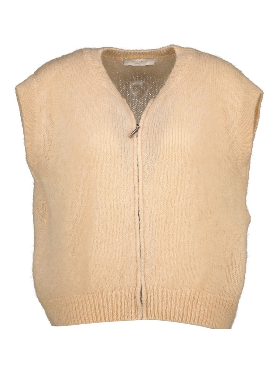 Gilet van het merk Amelie&amelie in het Beige