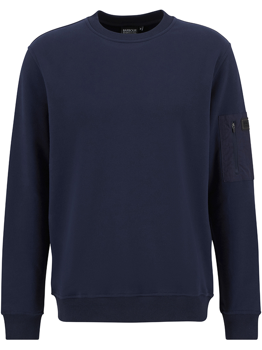 Sweater van het merk Barbour International in het Marine