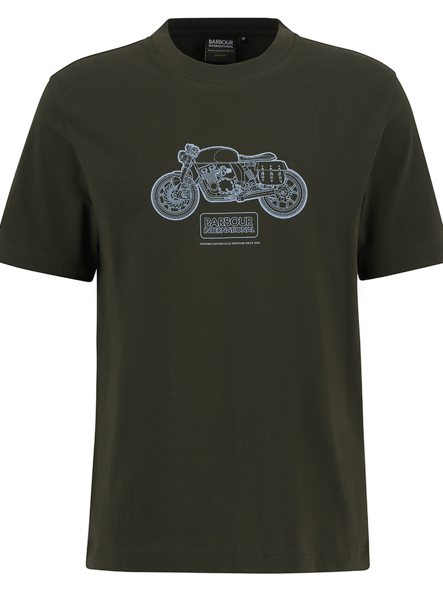 T-shirt van het merk Barbour International in het Grijs