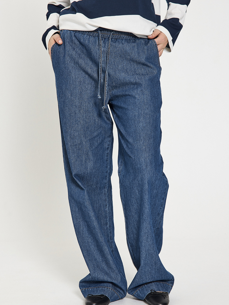 Broek van het merk Freequent in het Blauw