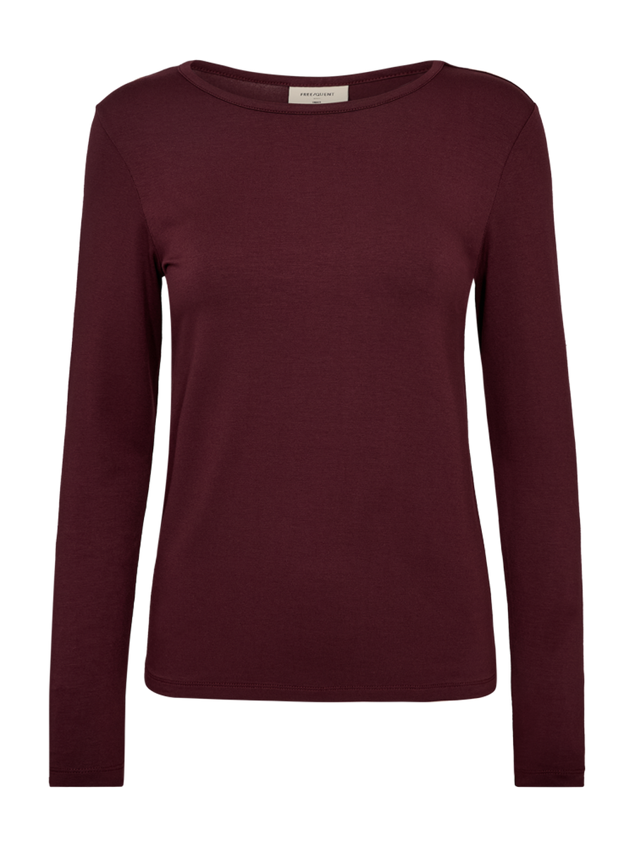 T-shirt van het merk Freequent in het Bordeaux