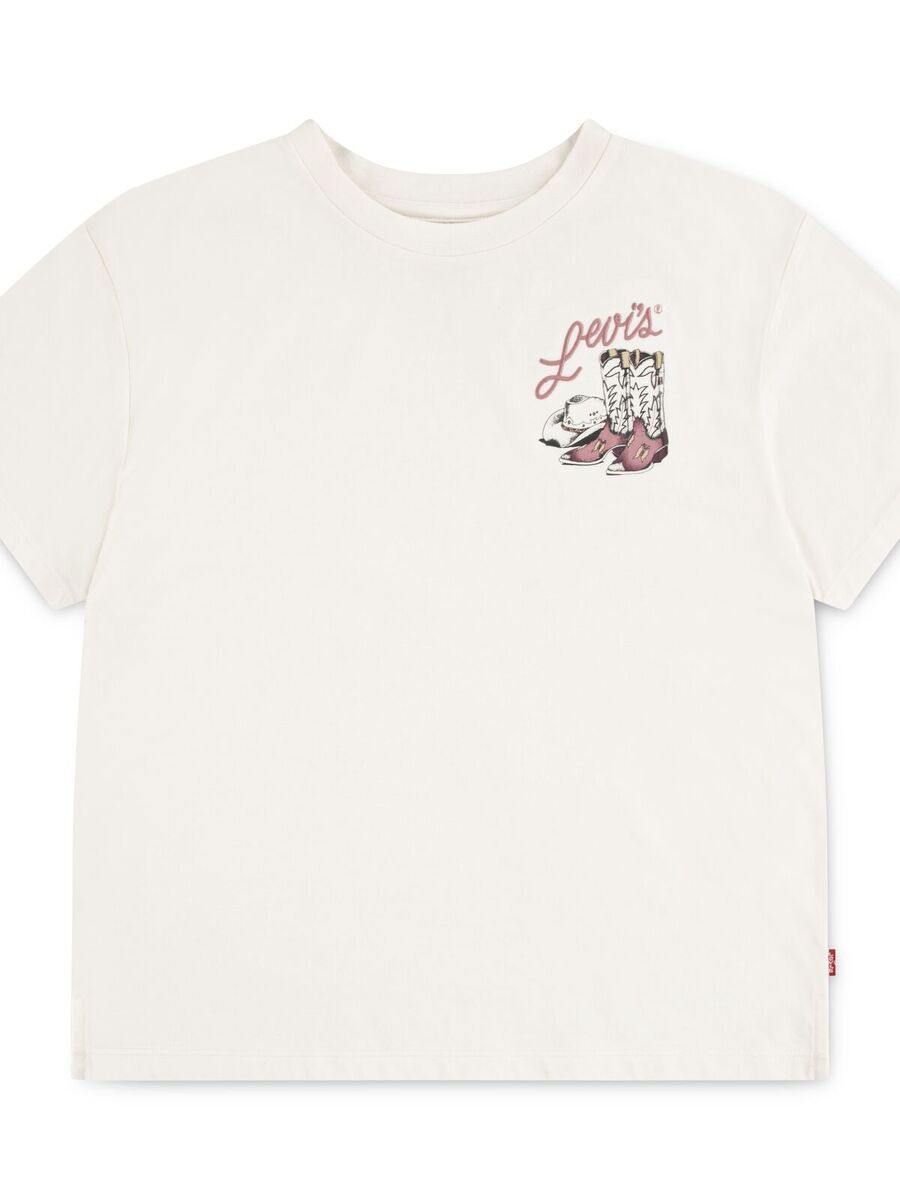 T-shirt van het merk Levis Kids in het Ecru