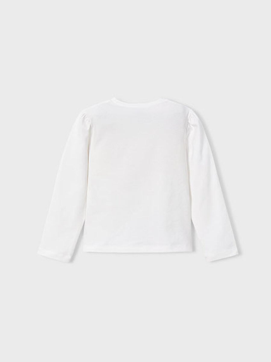 T-shirt van het merk Mayoral in het Ecru