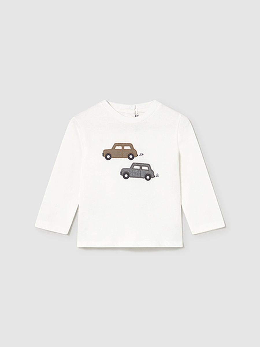 T-shirt van het merk Mayoral in het Ecru