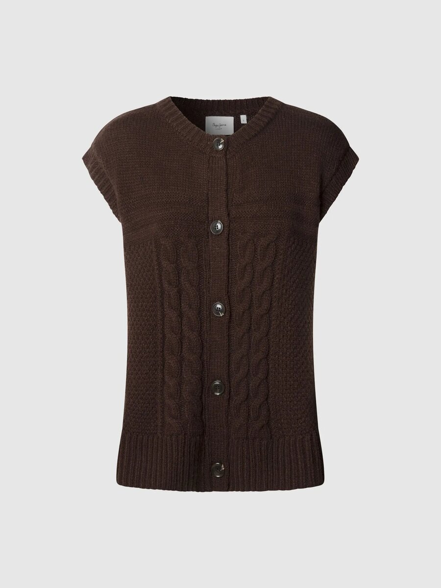 Gilet van het merk Pepe Jeans in het Bruin