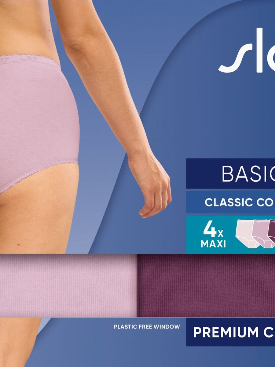 Slip van het merk Sloggi in het Roze