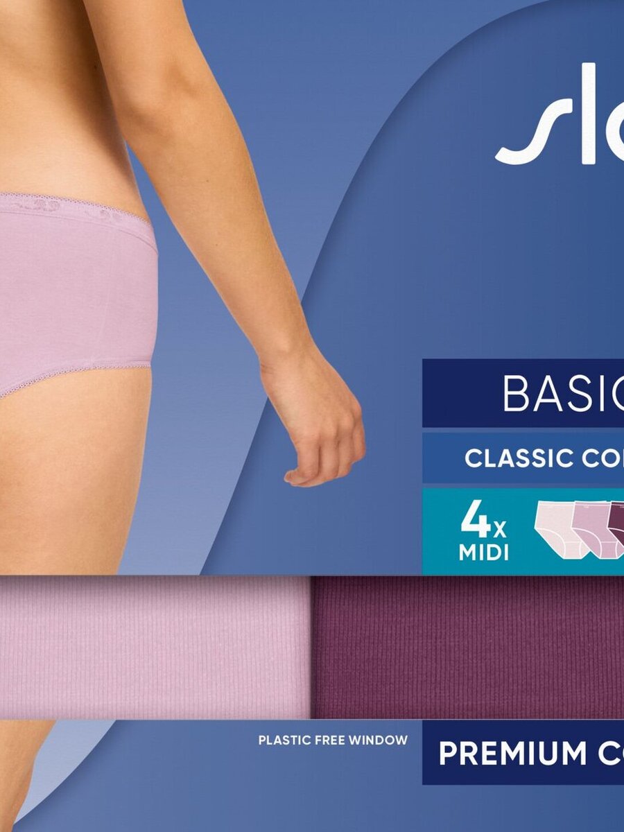 Slip van het merk Sloggi in het Roze