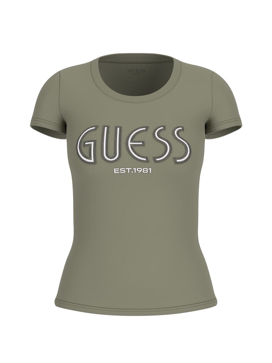 T-shirt van het merk Guess in het Groen