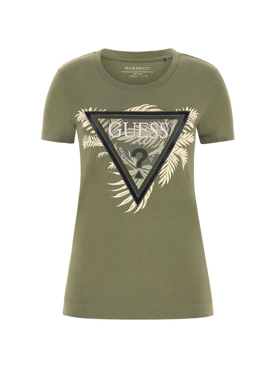 T-shirt van het merk Guess in het Groen