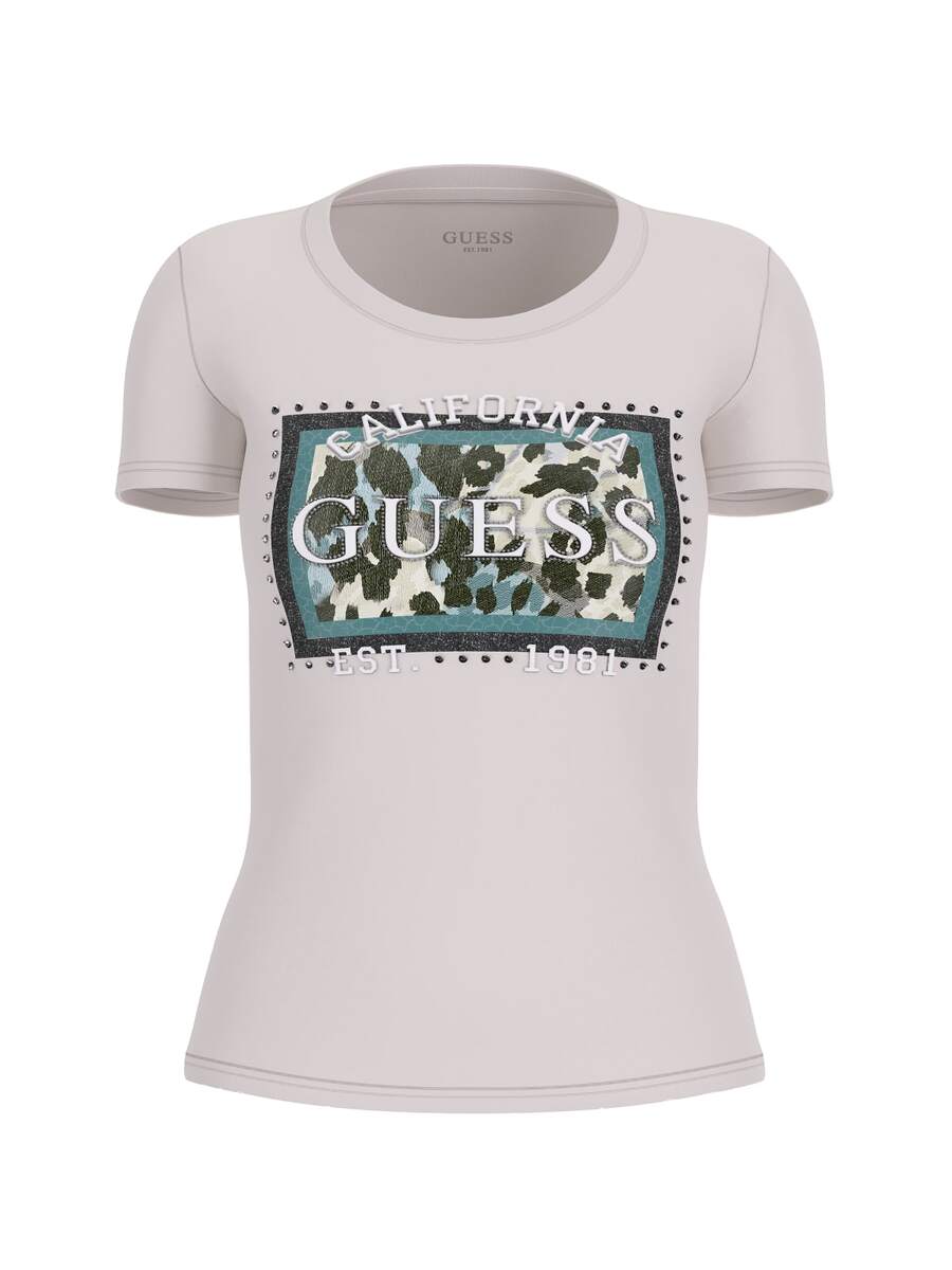 T-shirt van het merk Guess in het Ecru