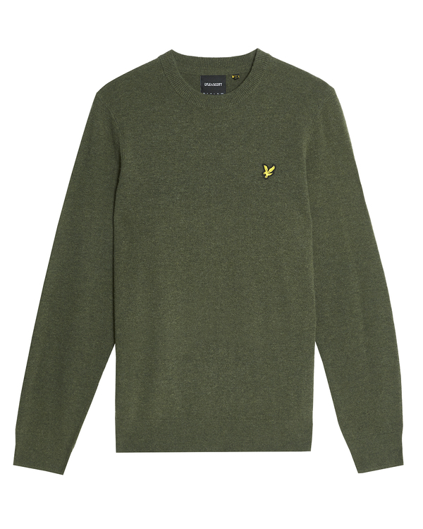 Pull van het merk Lyle & Scott in het Kaki
