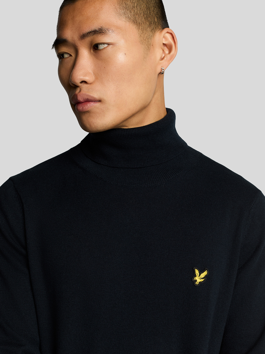 Pull van het merk Lyle & Scott in het Marine