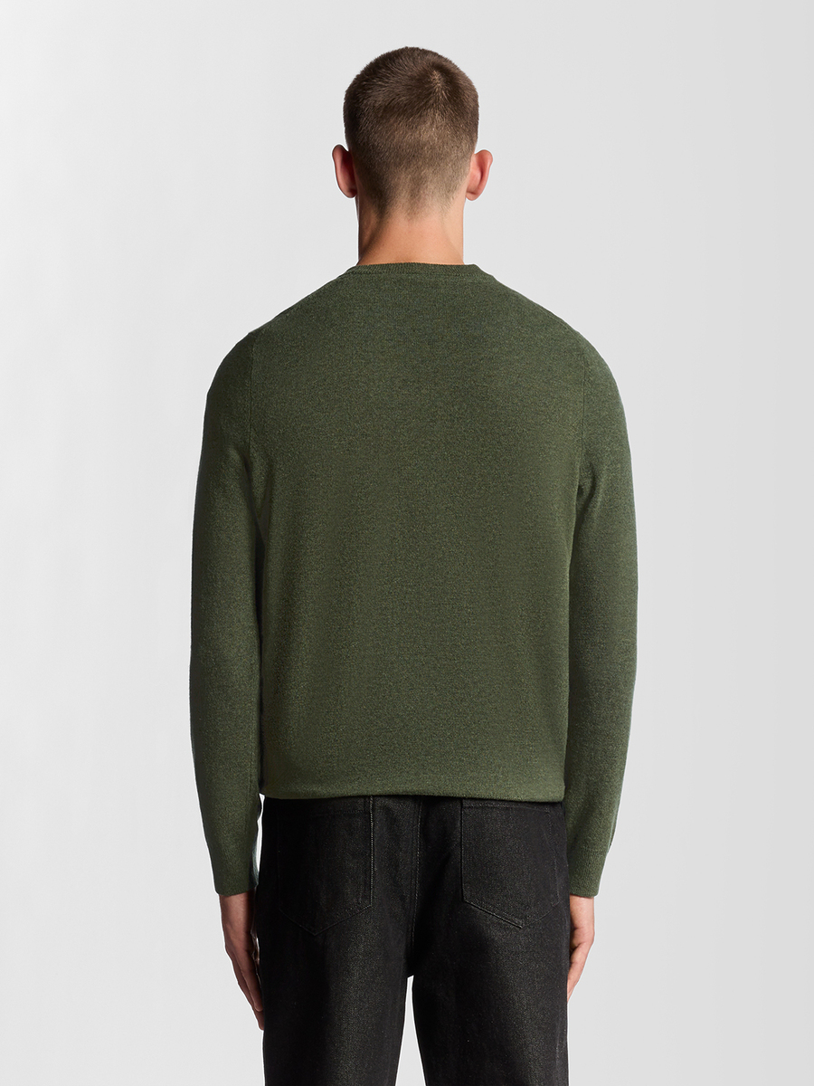 Pull van het merk Lyle & Scott in het Kaki