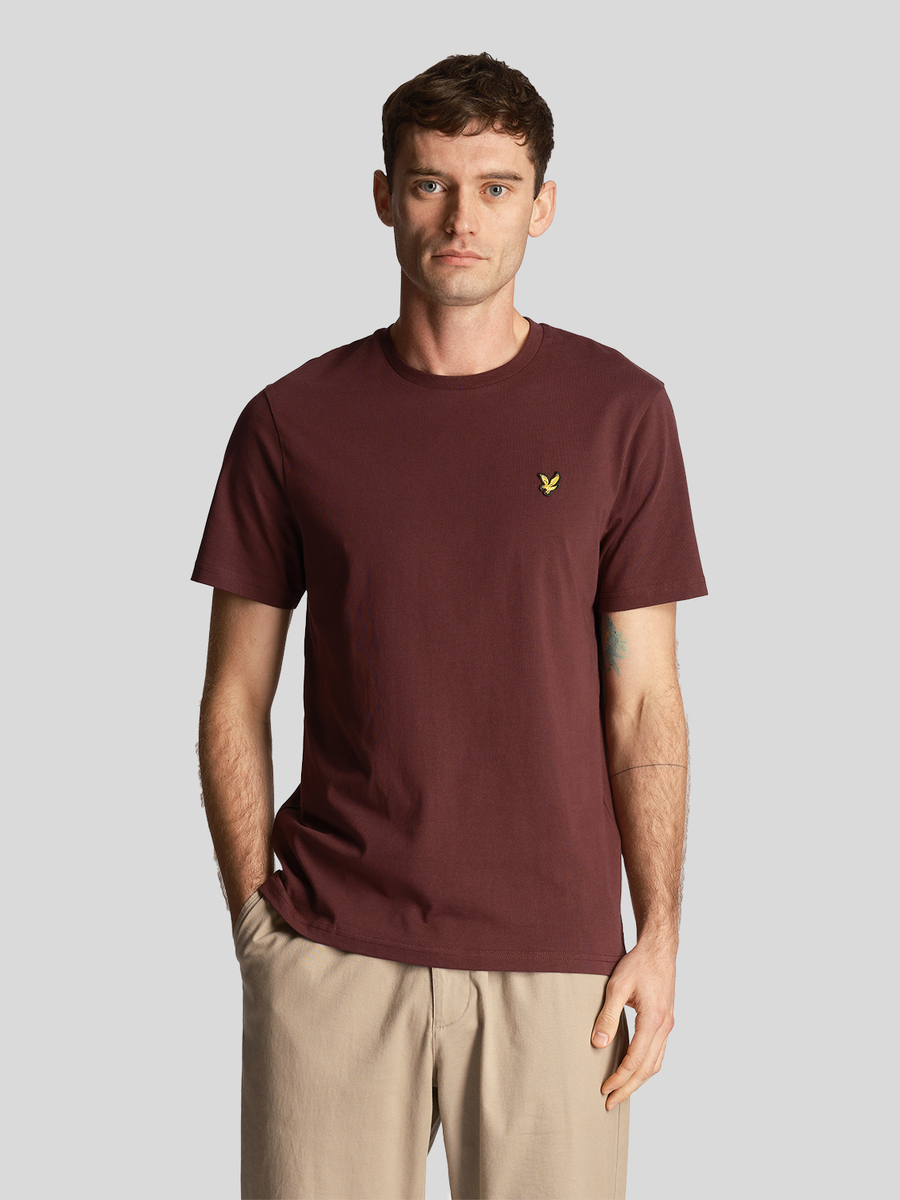 T-shirt van het merk Lyle & Scott in het Bordeaux