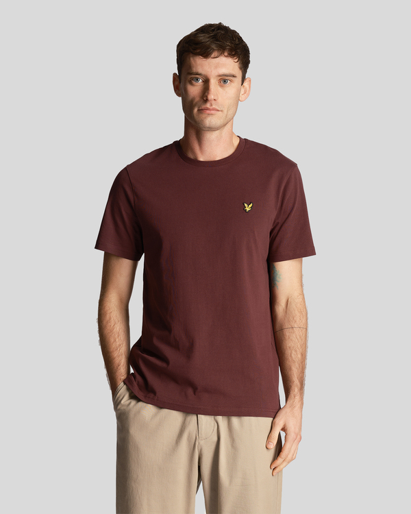 T-shirt van het merk Lyle & Scott in het Bordeaux