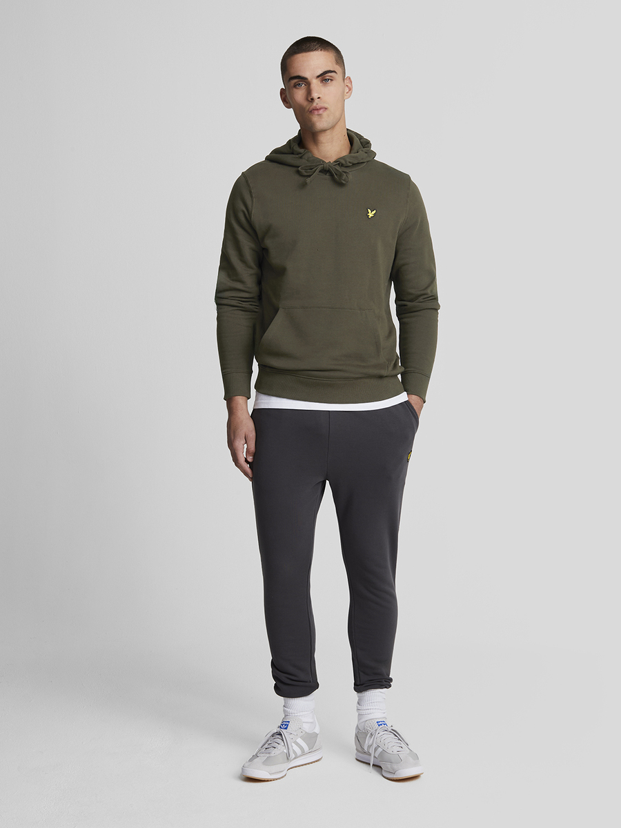 Sweater van het merk Lyle & Scott in het Kaki