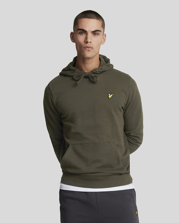 Sweater van het merk Lyle & Scott in het Kaki