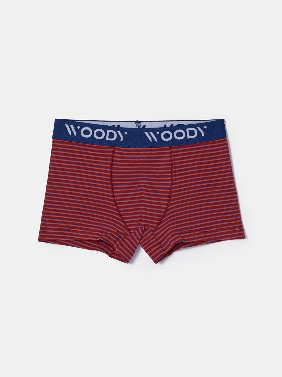 Boxer van het merk Woody in het Bordeaux