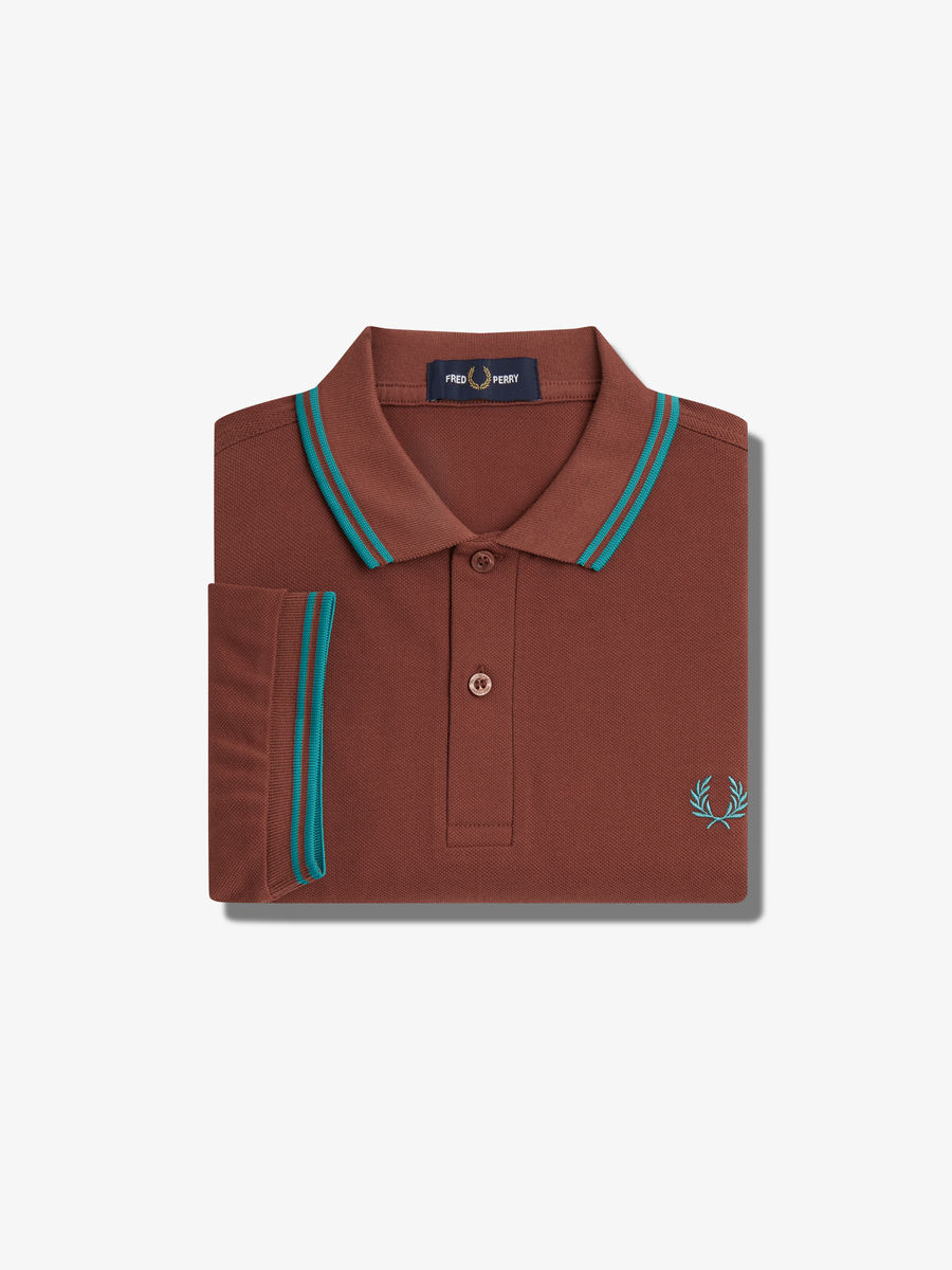Polo van het merk Fred Perry in het Bordeaux