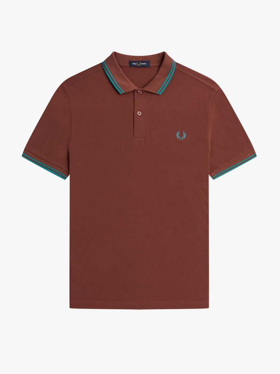 Polo van het merk Fred Perry in het Bordeaux