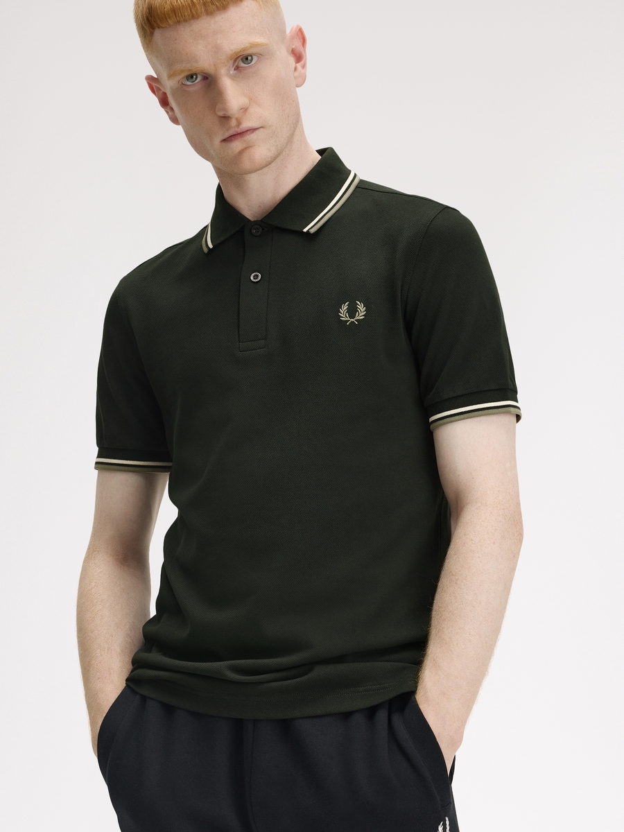 Polo van het merk Fred Perry in het Groen