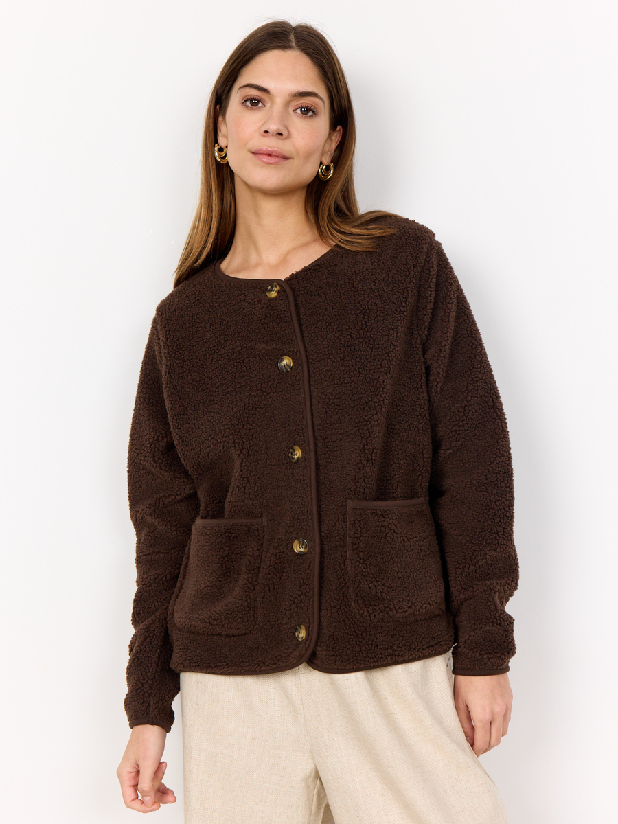 Gilet van het merk Soya Concept in het Bruin
