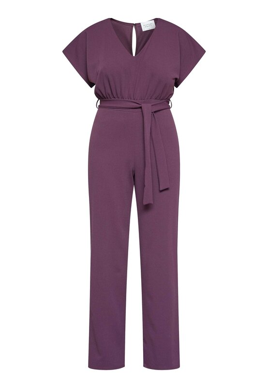Jumpsuit van het merk Sisters Point in het Bordeaux