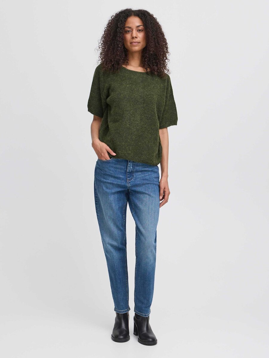 Pull van het merk Ichi in het Groen