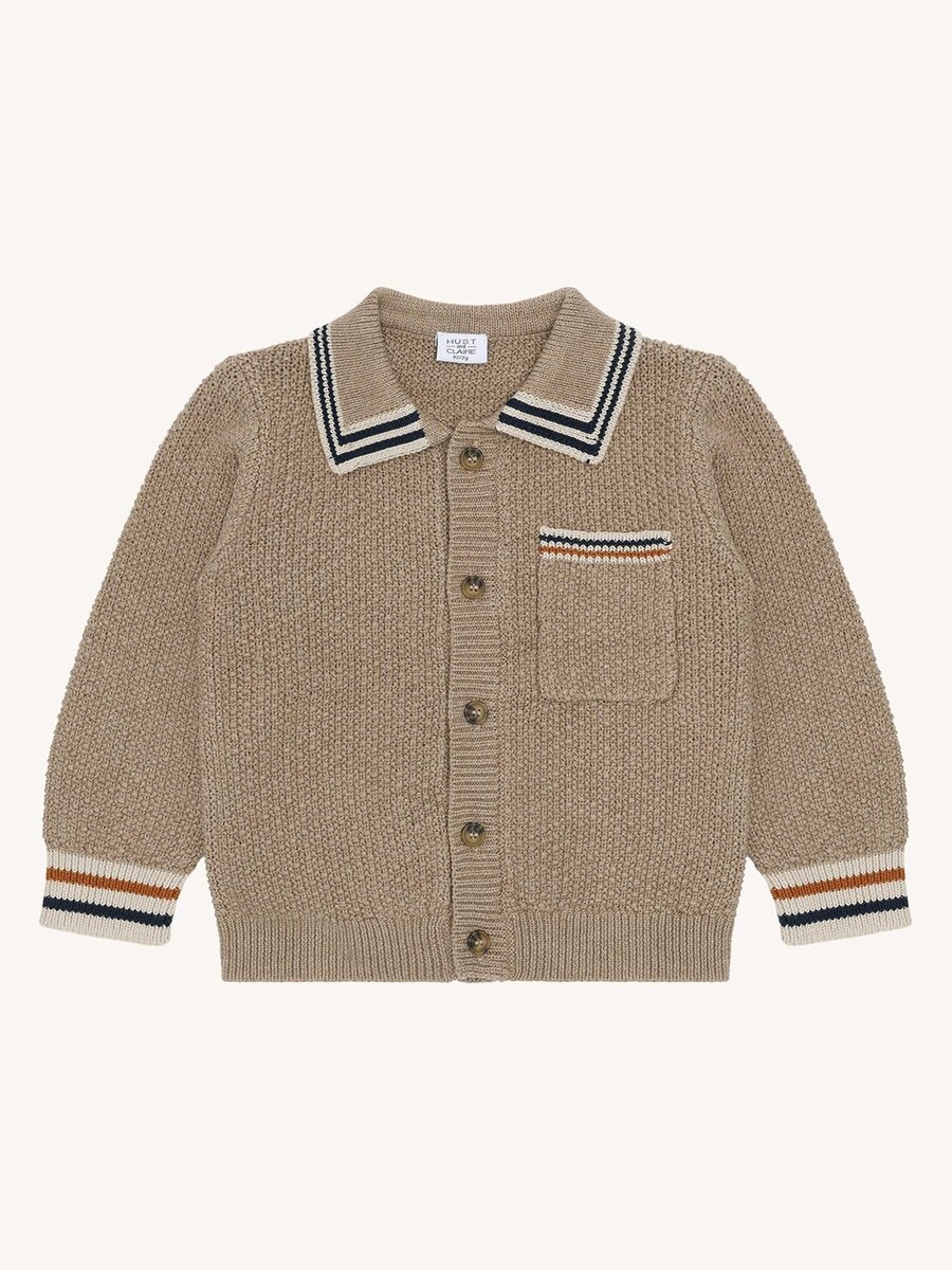 Gilet van het merk Hust&claire in het Beige