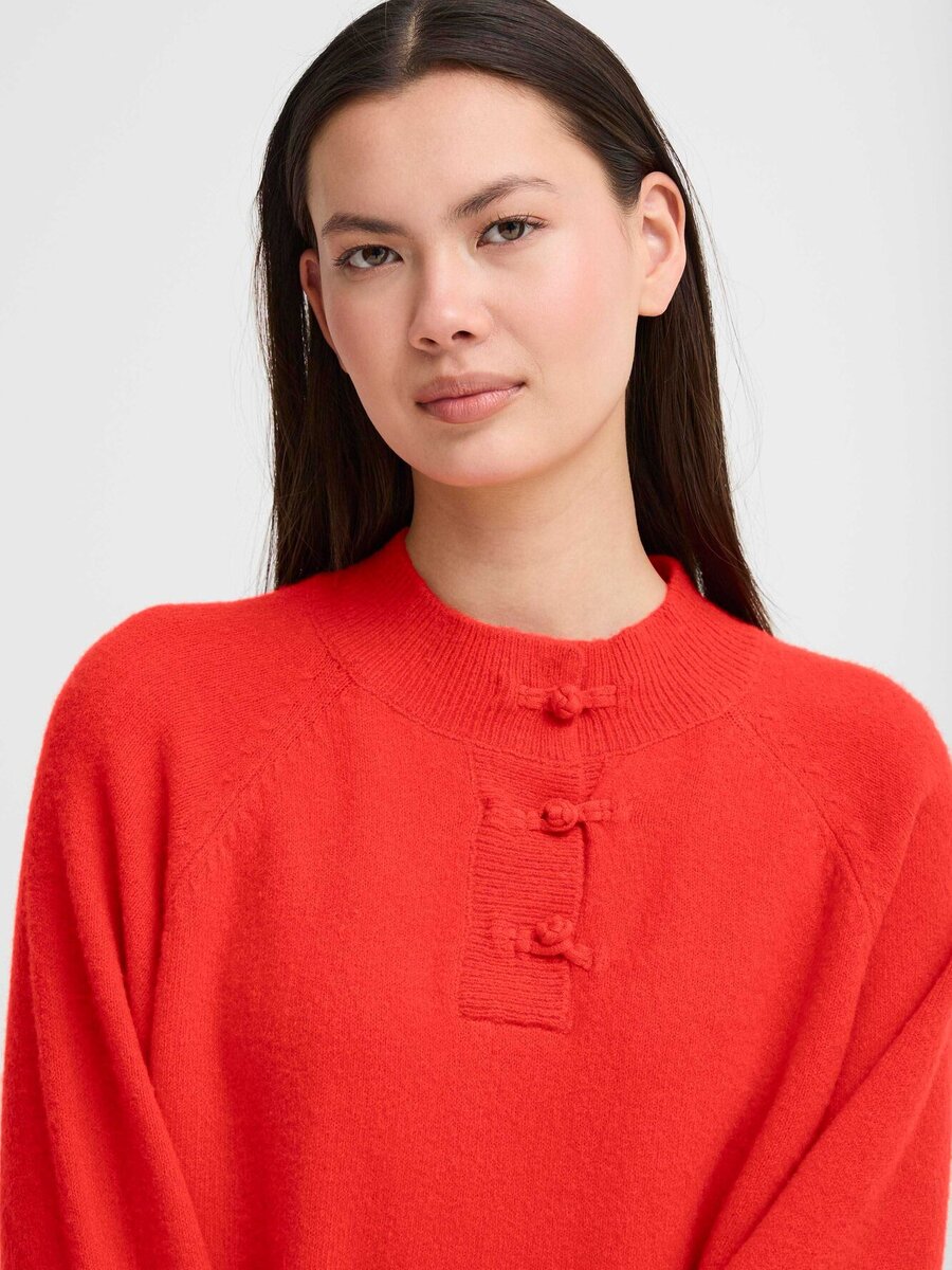 Pull van het merk Ichi in het Rood