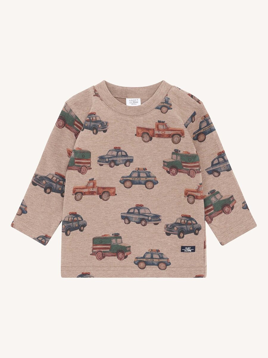 T-shirt van het merk Hust&claire in het Beige