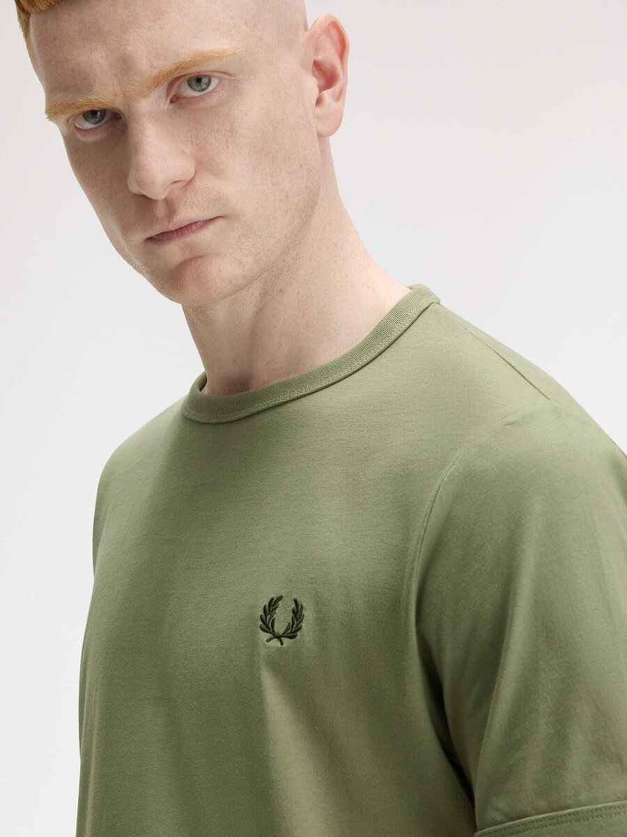 T-shirt van het merk Fred Perry in het Groen