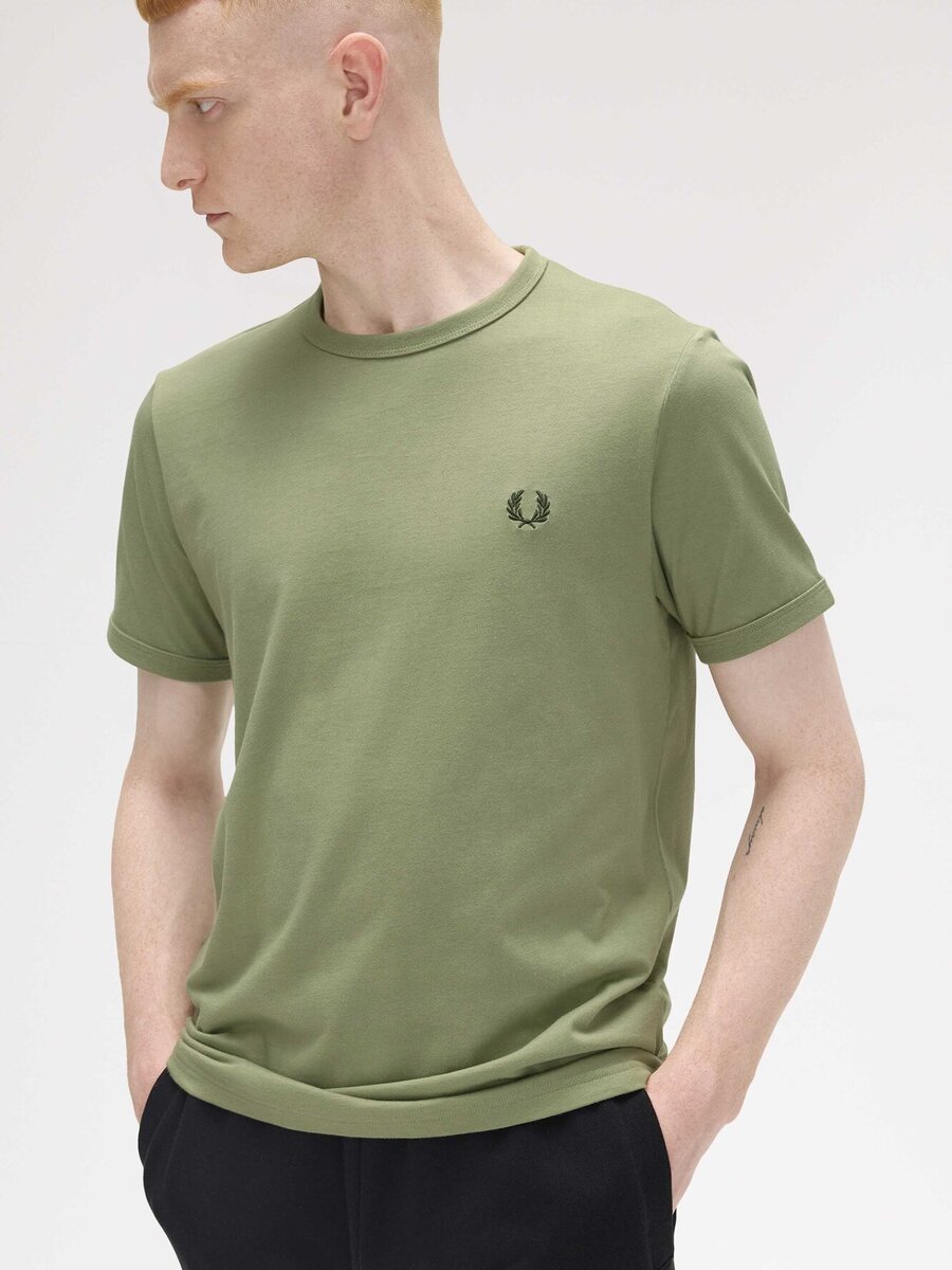 T-shirt van het merk Fred Perry in het Groen