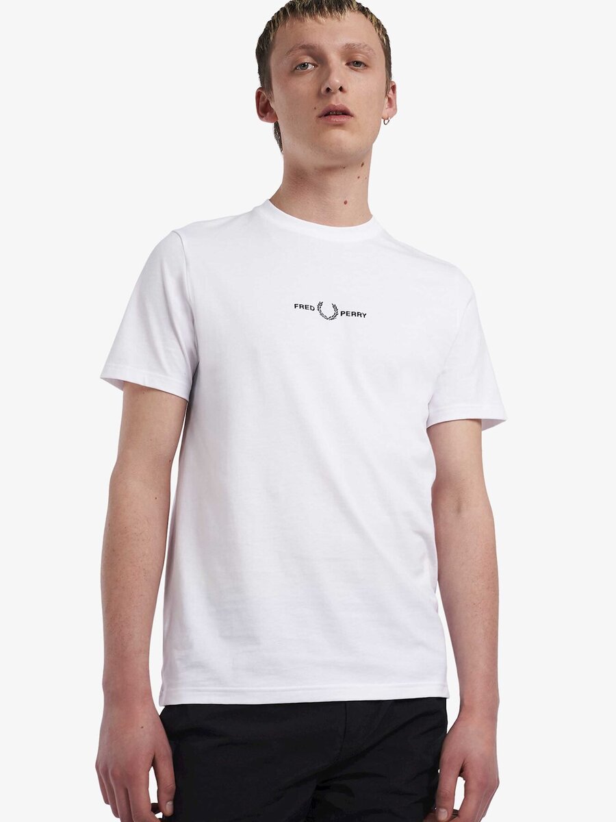 T-shirt van het merk Fred Perry in het Wit