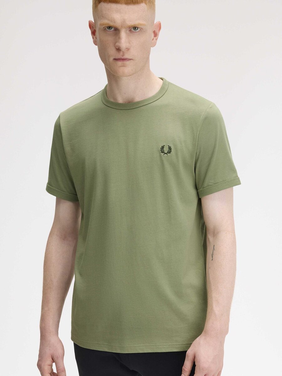 T-shirt van het merk Fred Perry in het Groen