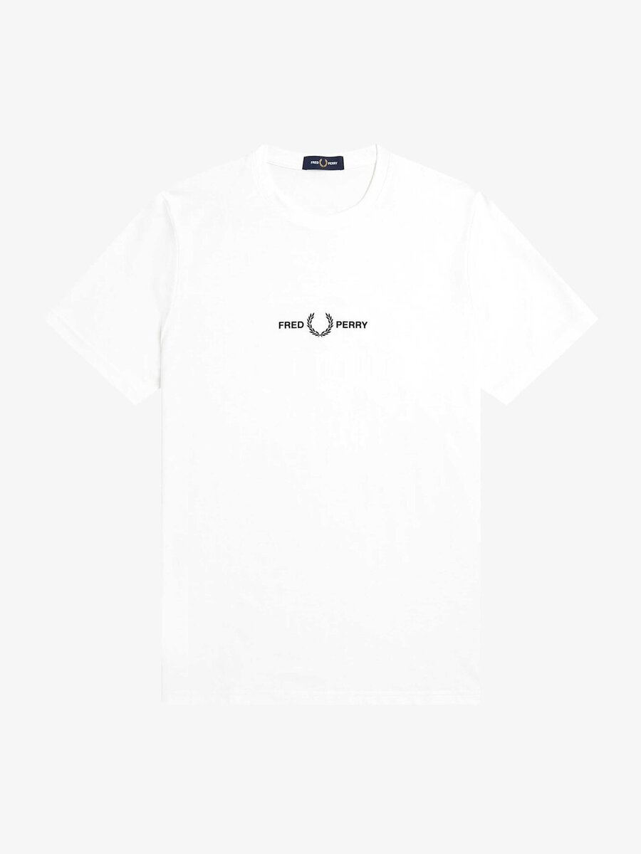 T-shirt van het merk Fred Perry in het Wit