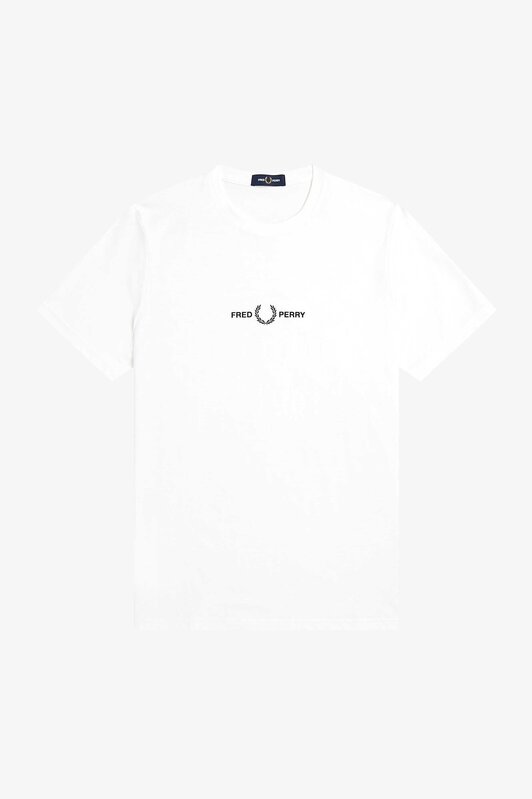 T-shirt van het merk Fred Perry in het Wit