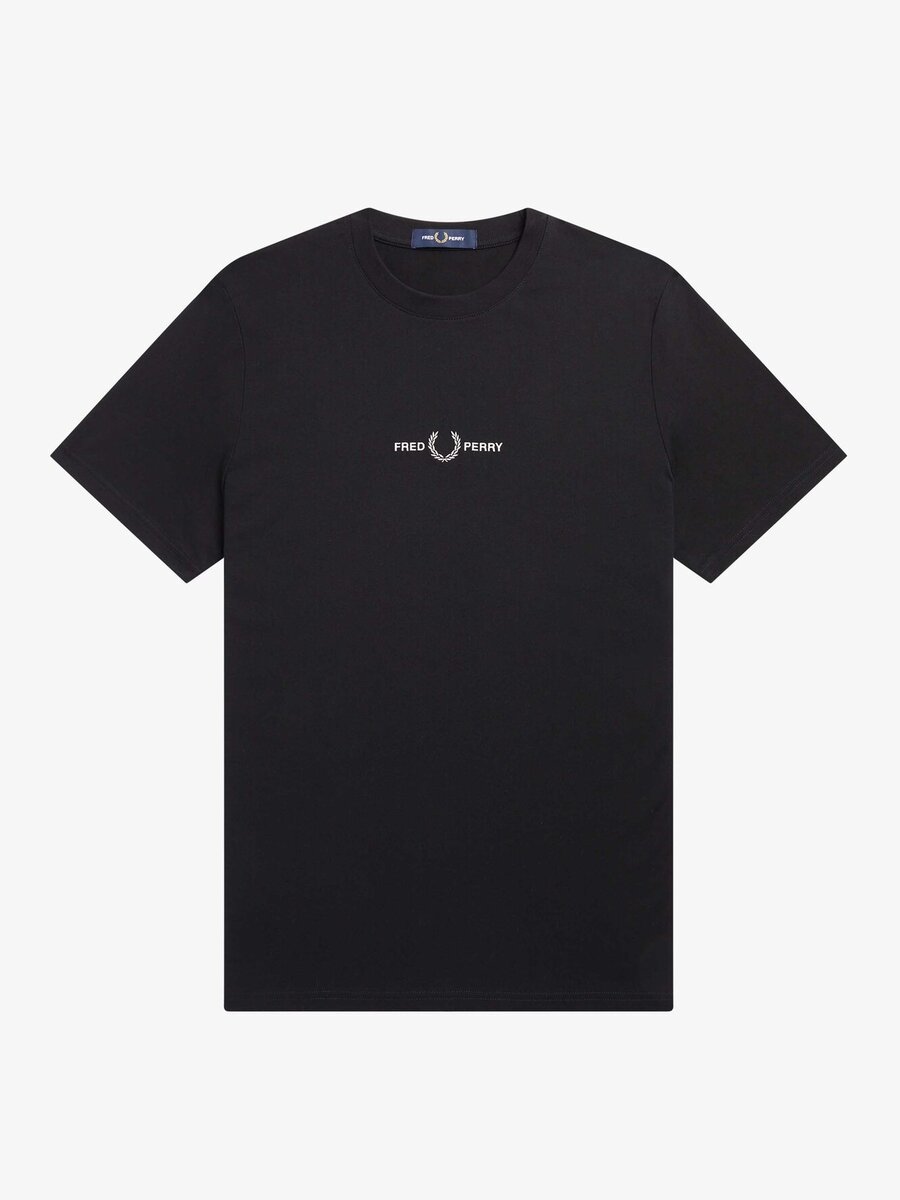 T-shirt van het merk Fred Perry in het Zwart