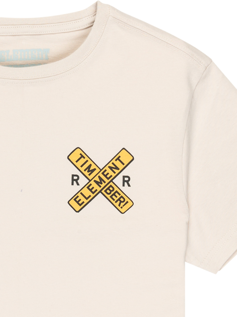 T-shirt van het merk Element in het Ecru