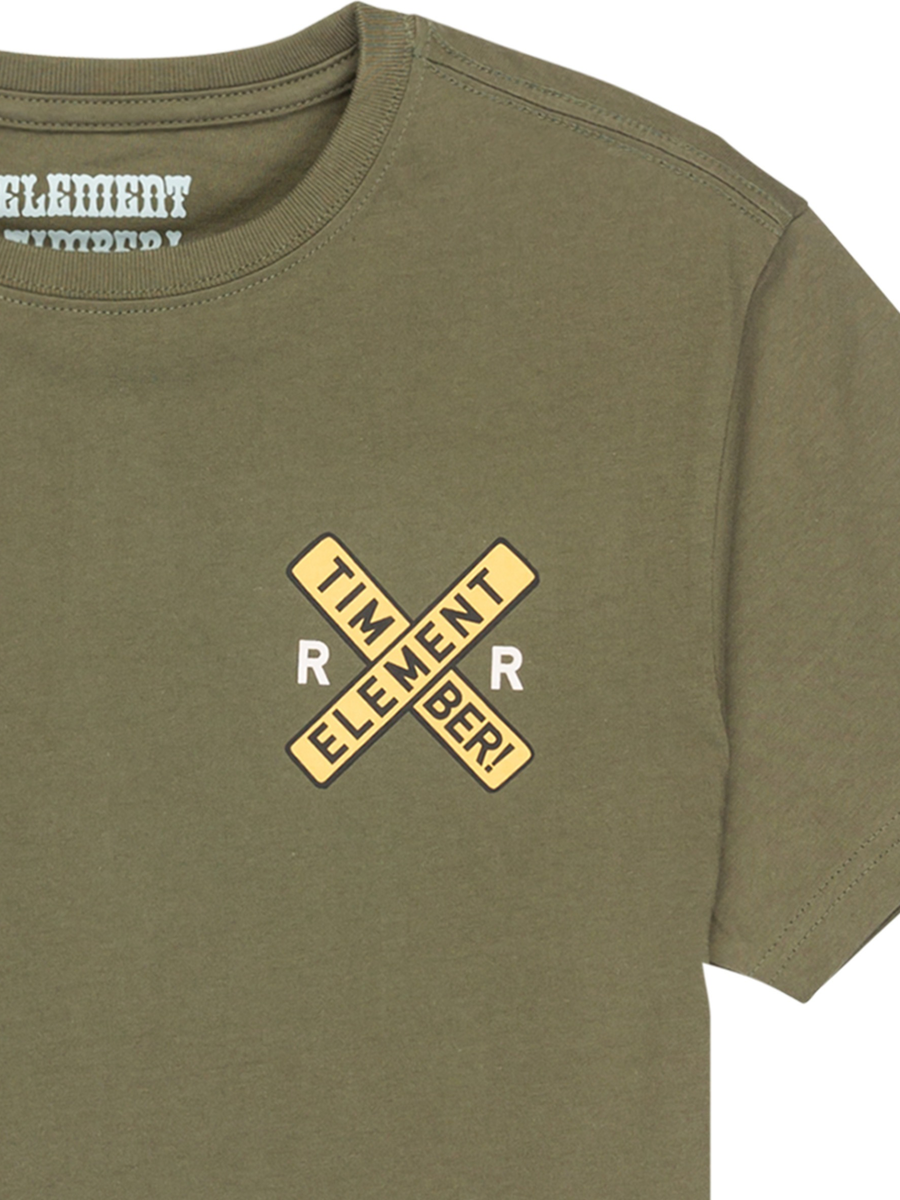 T-shirt van het merk Element in het Groen
