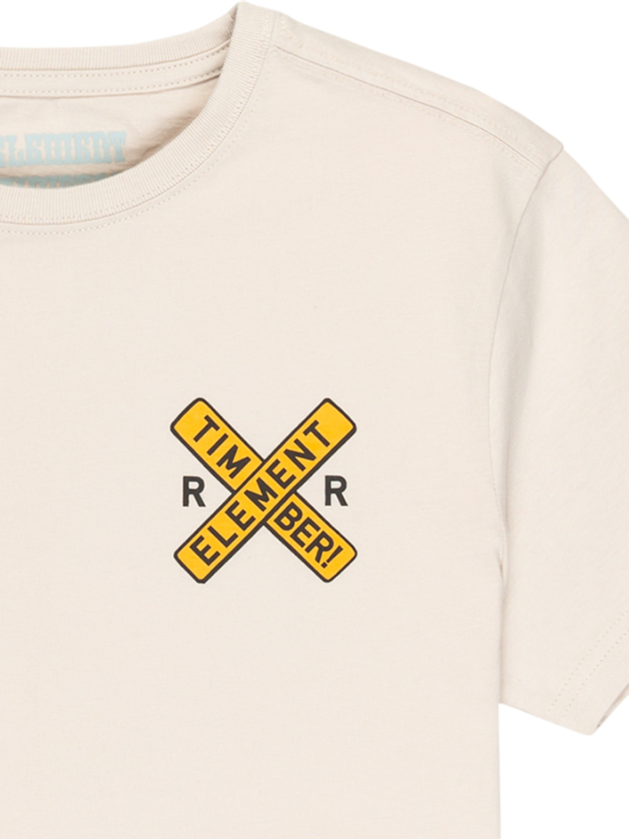T-shirt van het merk Element in het Ecru
