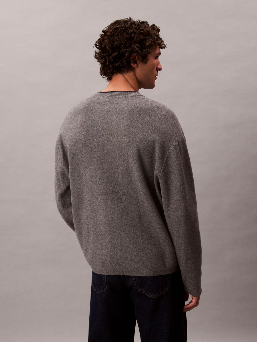 Pull van het merk Calvin Klein in het Grijs