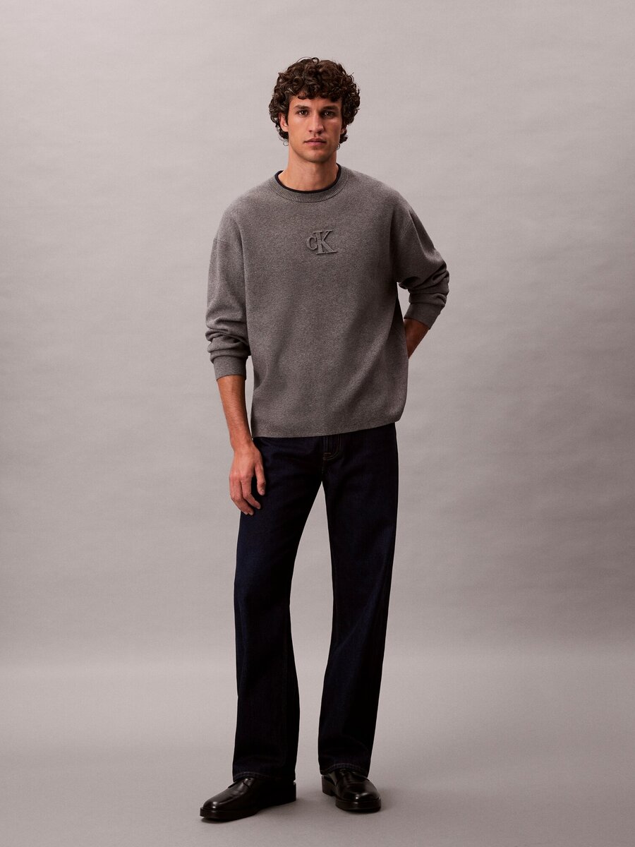 Pull van het merk Calvin Klein in het Grijs