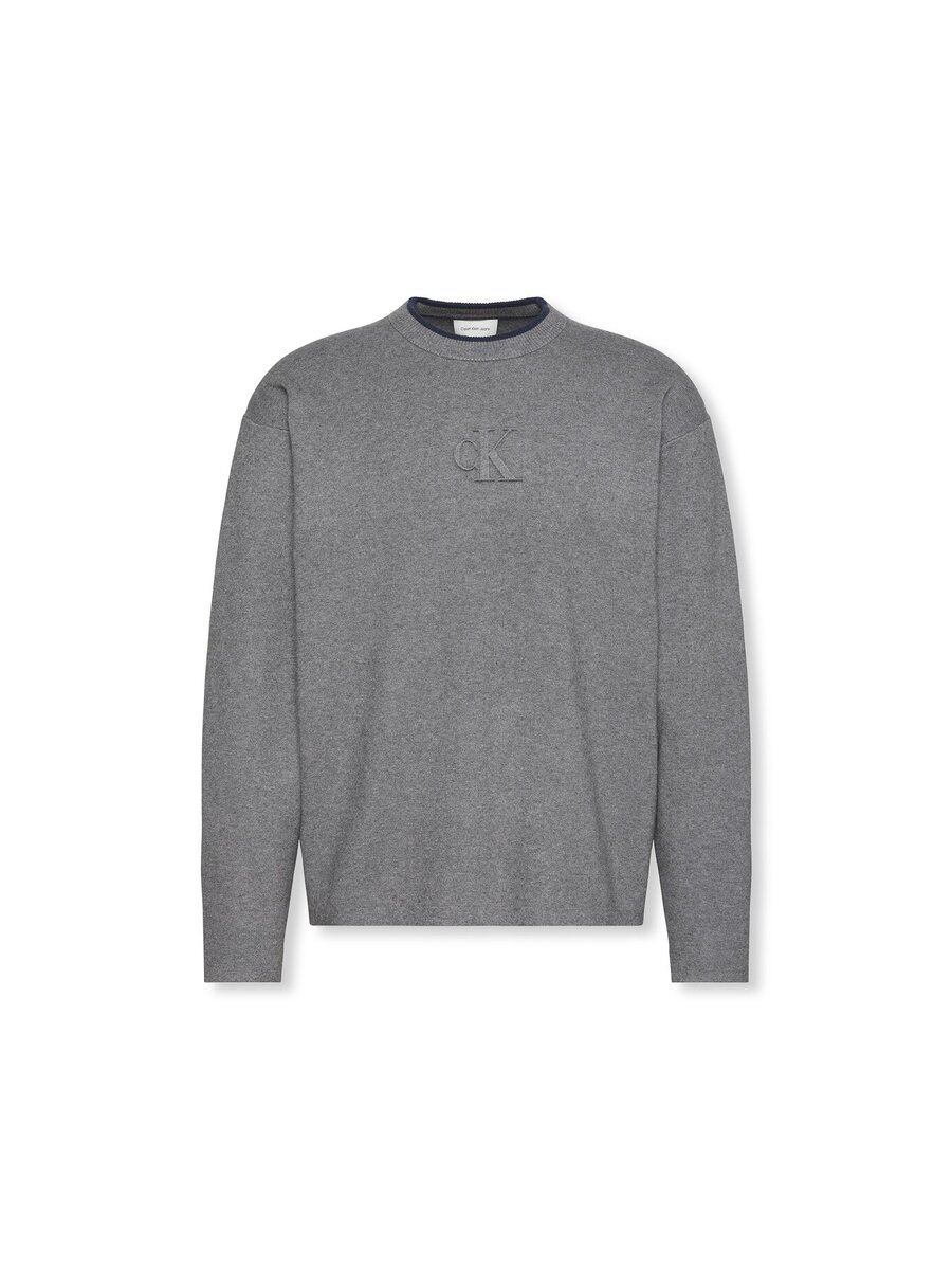 Pull van het merk Calvin Klein in het Grijs