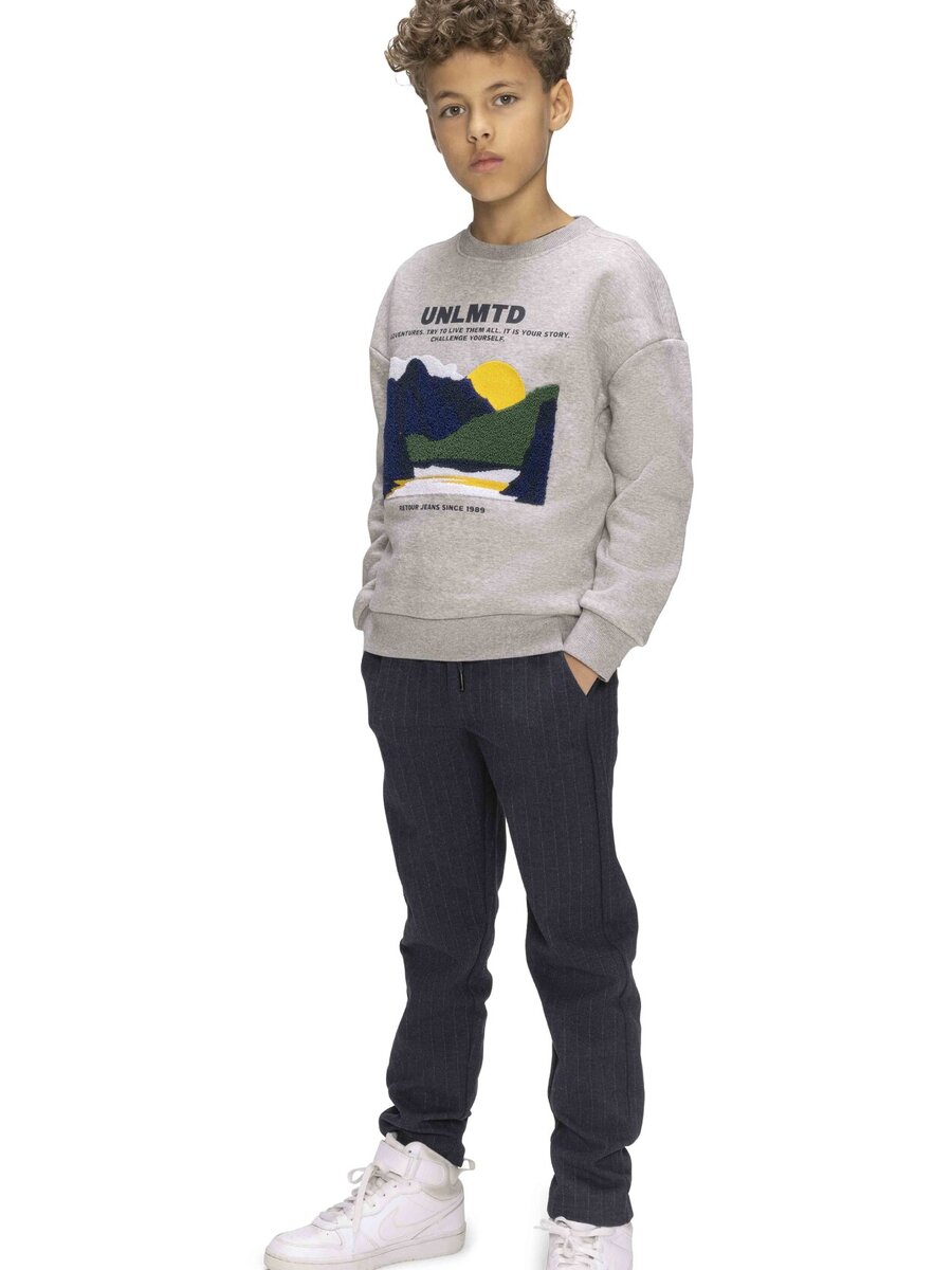 Sweater van het merk Retour in het Grijs